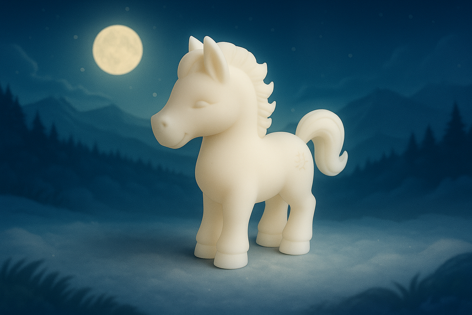 Конь Огня — фигурка из PLA, Kiberno.ru